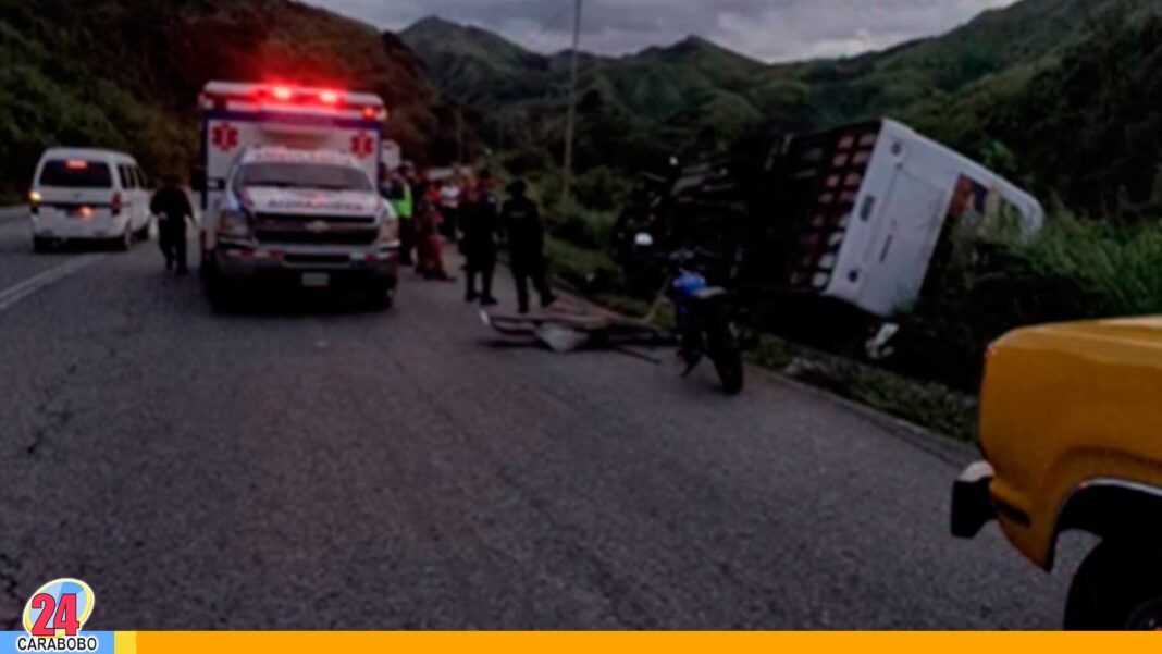 Accidente en la Troncal 11 de Carabobo