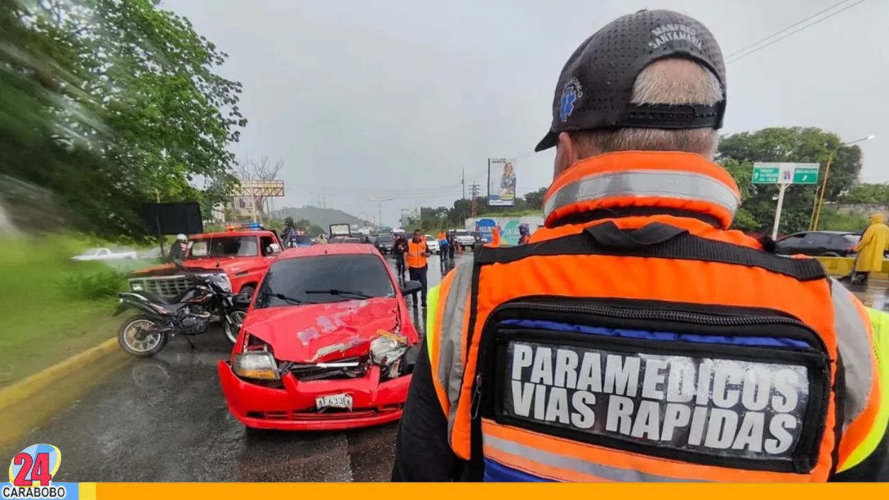 Accidente vial en la Autopista del Este deja dos personas lesionadas 