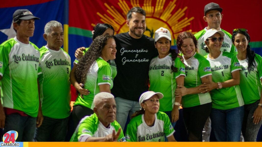Castañeda fortalece el deporte con entrega de implementos a clubes y atletas guacareños