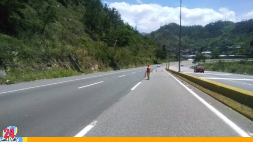Cerrarán parcialmente la Troncal 1 sentido Maracay por trabajos de mantenimiento