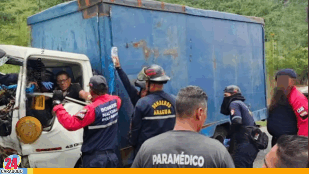 Choque de gandola y camión en La Cabrera dejó un herido