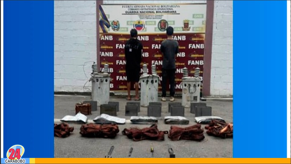 hurto de instalaciones eléctricas en Carabobo