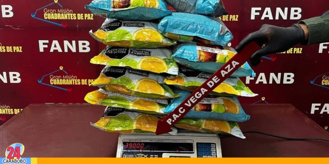 39 kilos de Tusi en Táchira