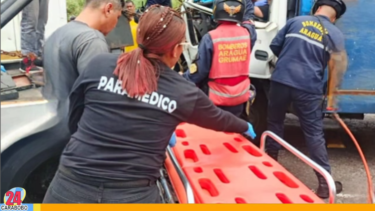 Choque de gandola y camión en La Cabrera dejó un herido