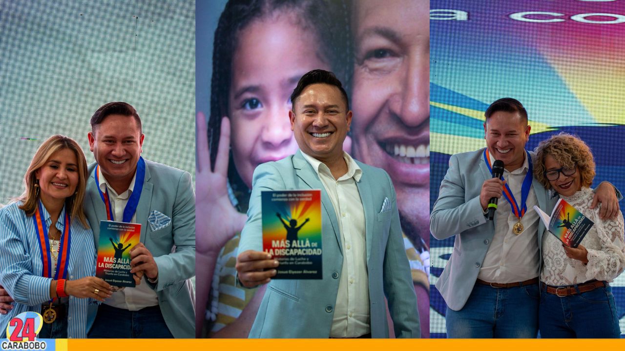 Elyezer Alvarez presentó el libro “Más allá de la Discapacidad” en el marco del primer aniversario de Caicarabobo