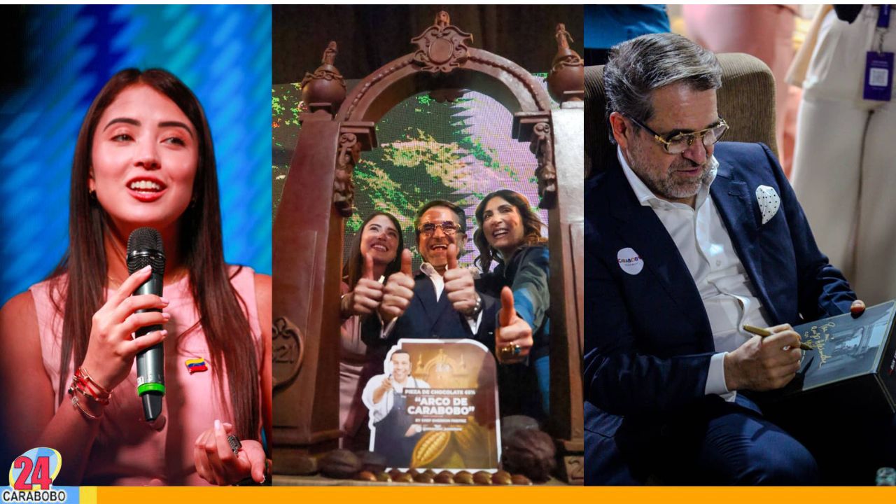 Gobernador Lacava y Daniela Cabello