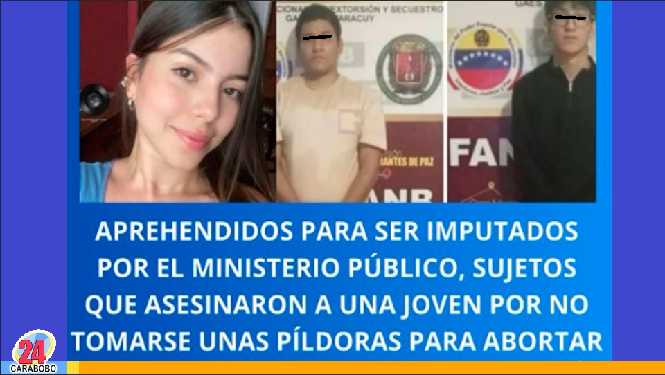 Caso de Génesis Medina en Yaracuy