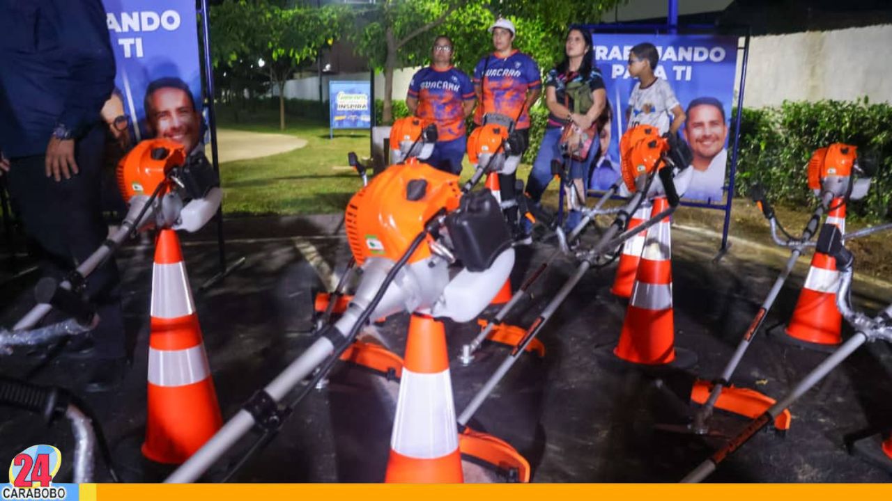 Gobernador Rafael Lacava entregó dotación de herramientas y equipos para fortalecer la infraestructura de Guacara