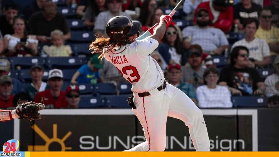 Jhostynxon García rompe el hielo en las Grandes Ligas con su primer hit