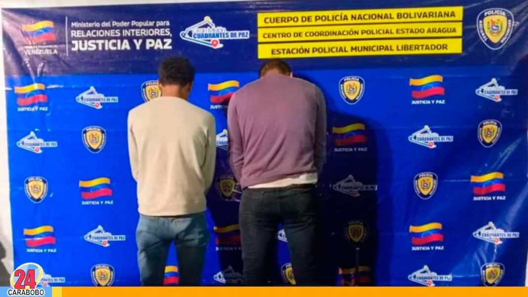 La PNB capturó a dos hombres