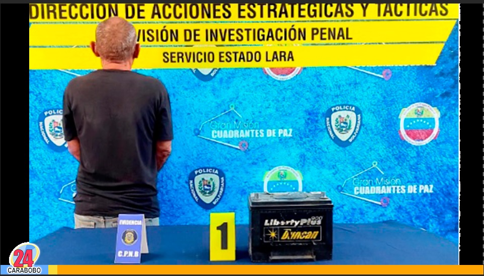 Sexagenario con amplio historial delictivo