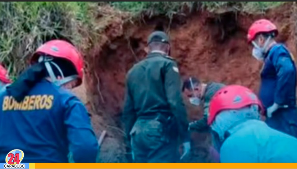 Hombre hacía un hueco para protegerse del fin del mundo