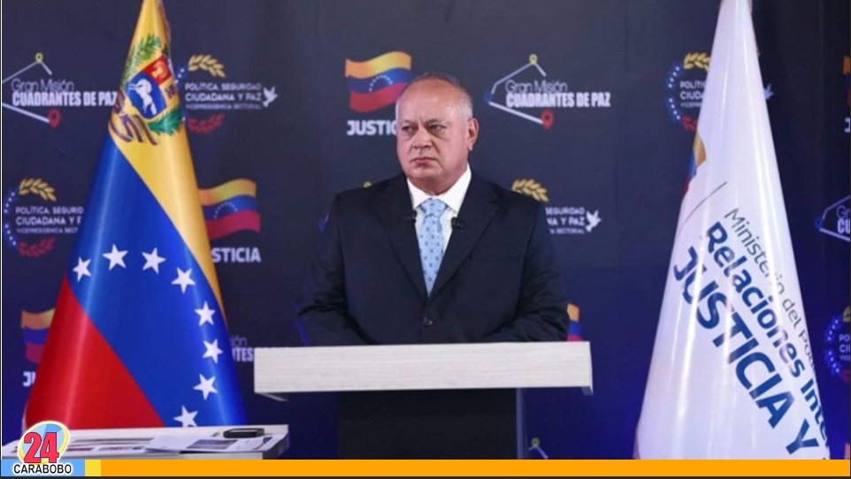 Ministro Diosdado Cabello habló de las recientes