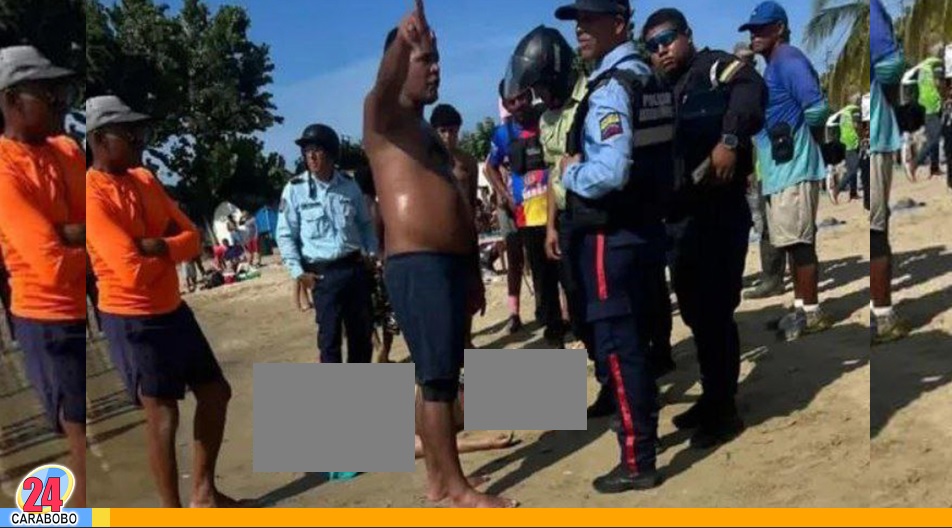 Entró al agua tras disfrutar de un hervido