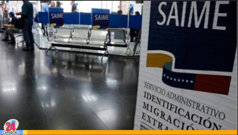 Nueva jornada de verificación de datos del SAIME