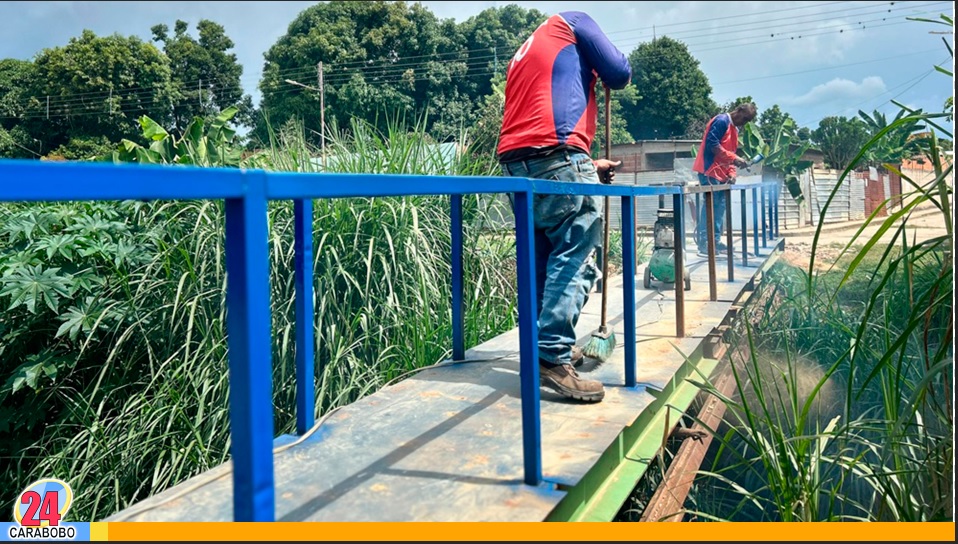 puente peatonal en Libertadores B de Miguel Peña