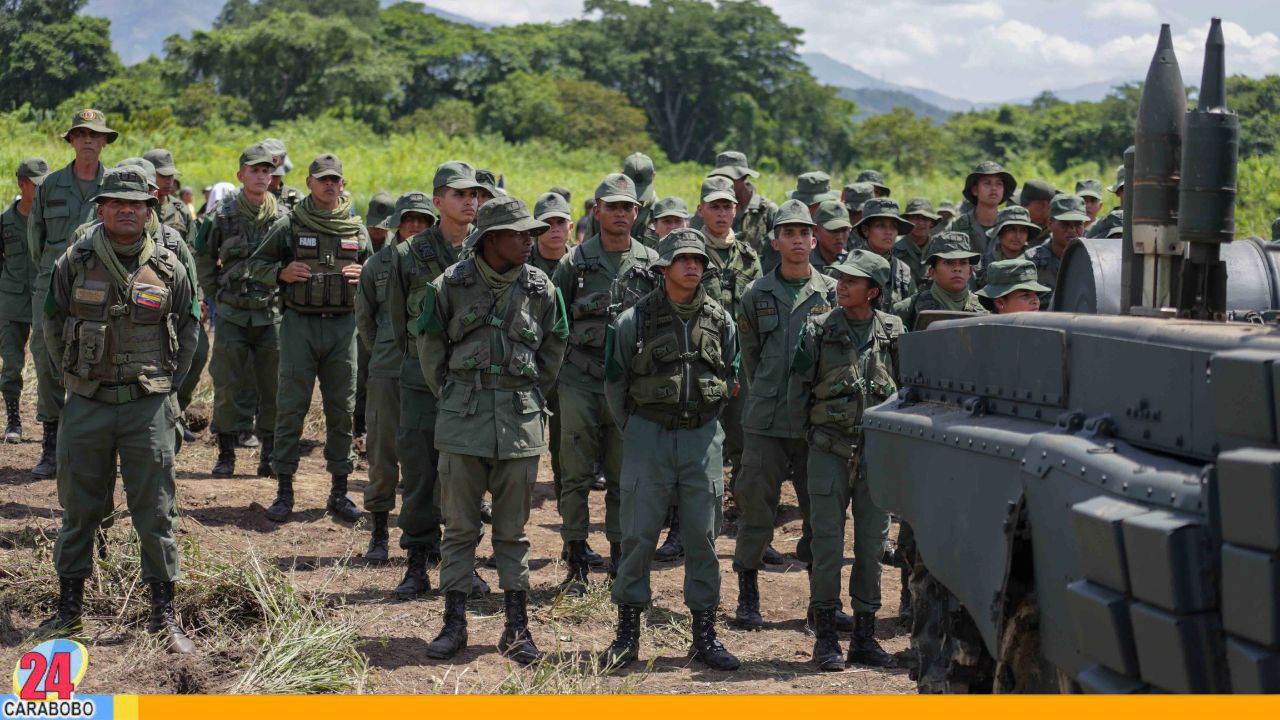Carabobeños alistados cumplieron jornada de entrenamiento militar en Fuerte Paramacay 
