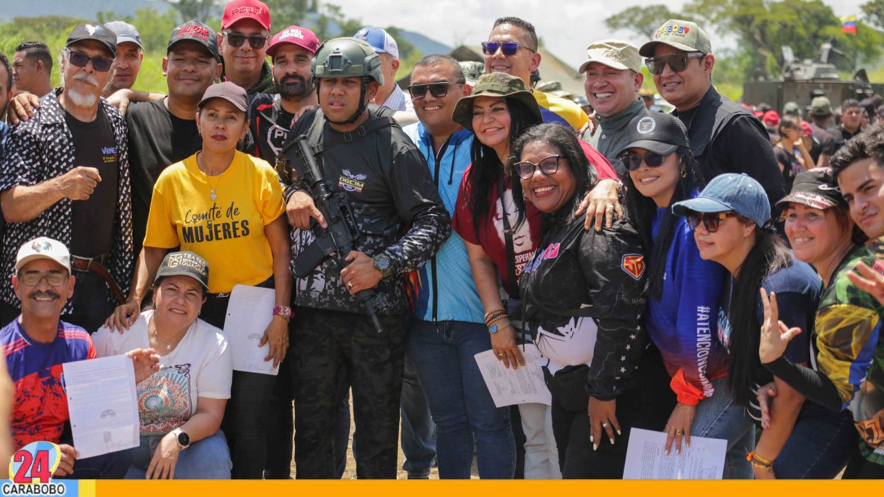 Carabobeños alistados cumplieron jornada de entrenamiento militar en Fuerte Paramacay