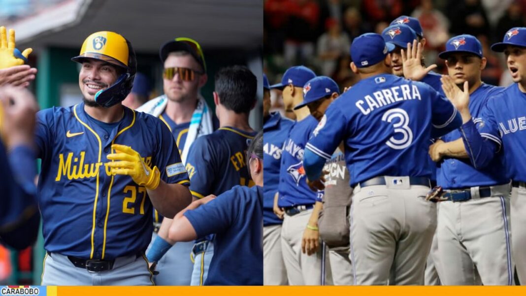 Cerveceros y Azulejos los rivales favoritos de la MLB
