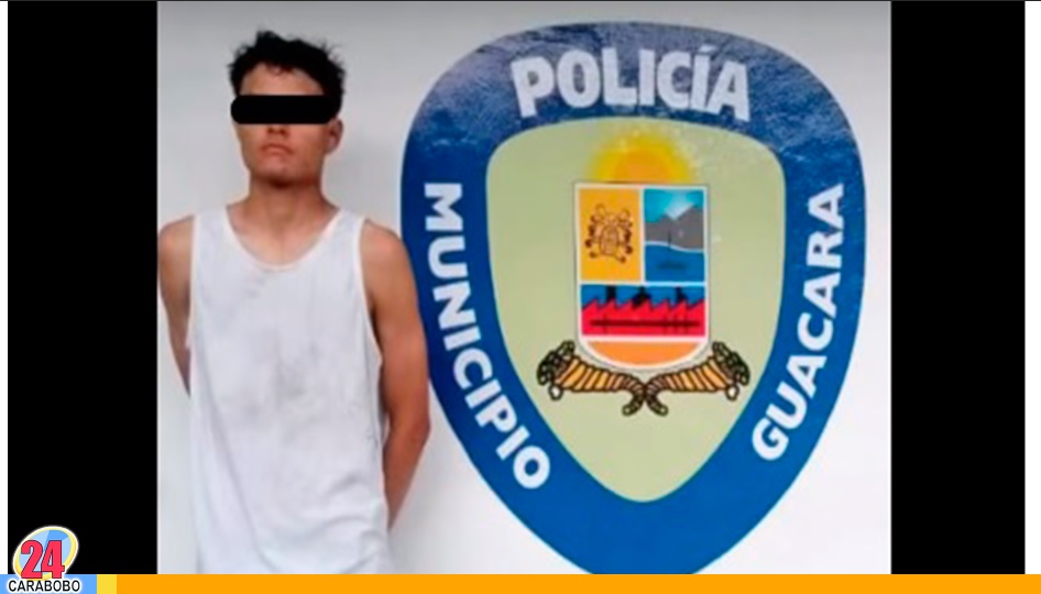 Detenido en Guacara por lesiones a un funcionario y ultraje