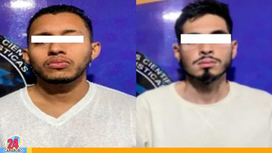 Dos detenidos extorsionar joven