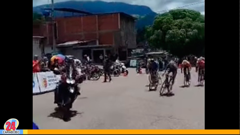 Fuerte accidente en la Vuelta a Venezuela