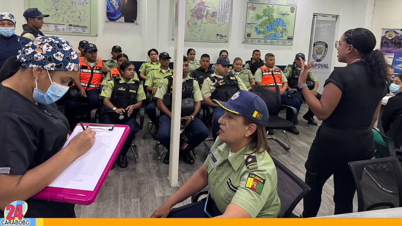 Funcionarios de la Policía Municipal de Valencia atendidos en Jornada Médica Integral