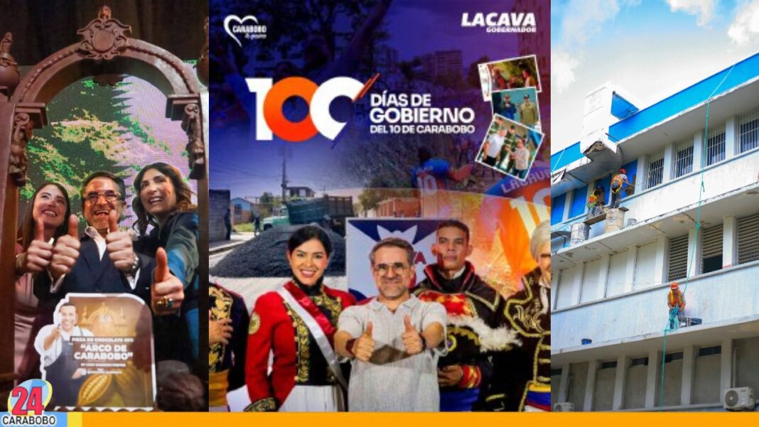 Gobernador Lacava arribó a 100 días de incansable gestión entregando obras en diversas áreas y localidades