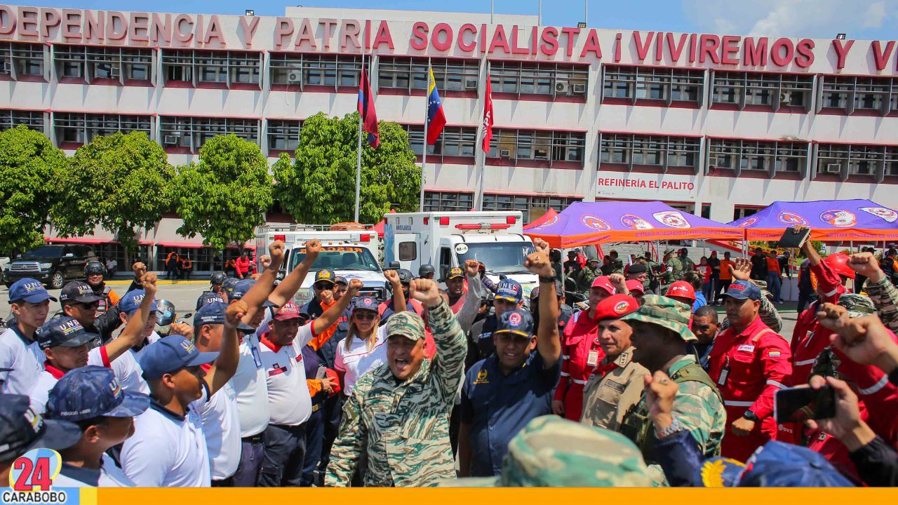 encabezó Simulacro de Protección Civil y Preparación del Pueblo en Carabobo