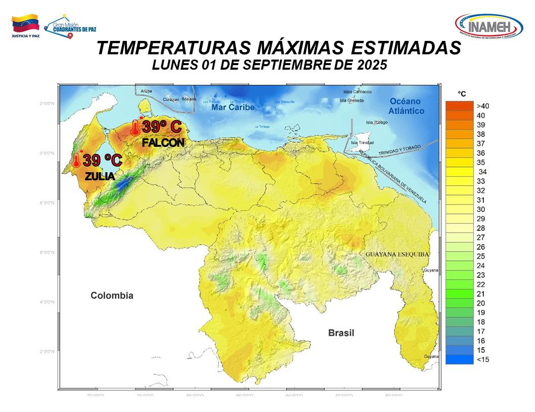 Clima hoy 1º de septiembre de 2025