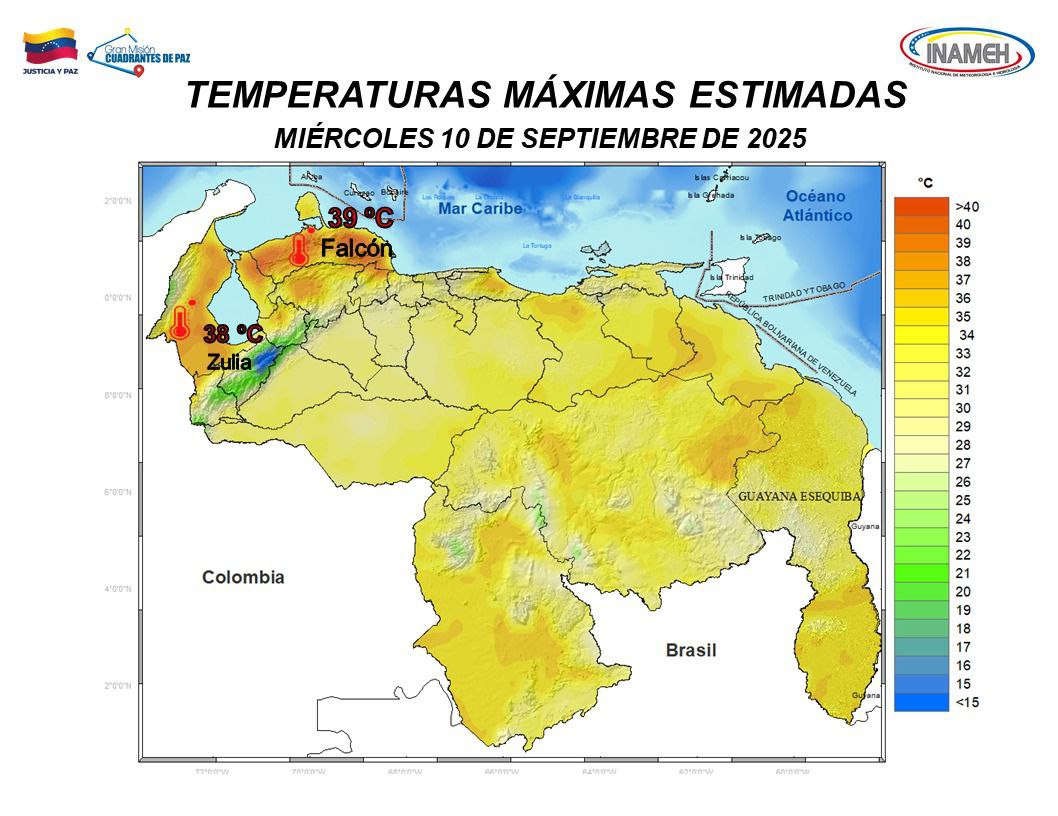 Pronóstico del tiempo hoy 10 de septiembre de 2025