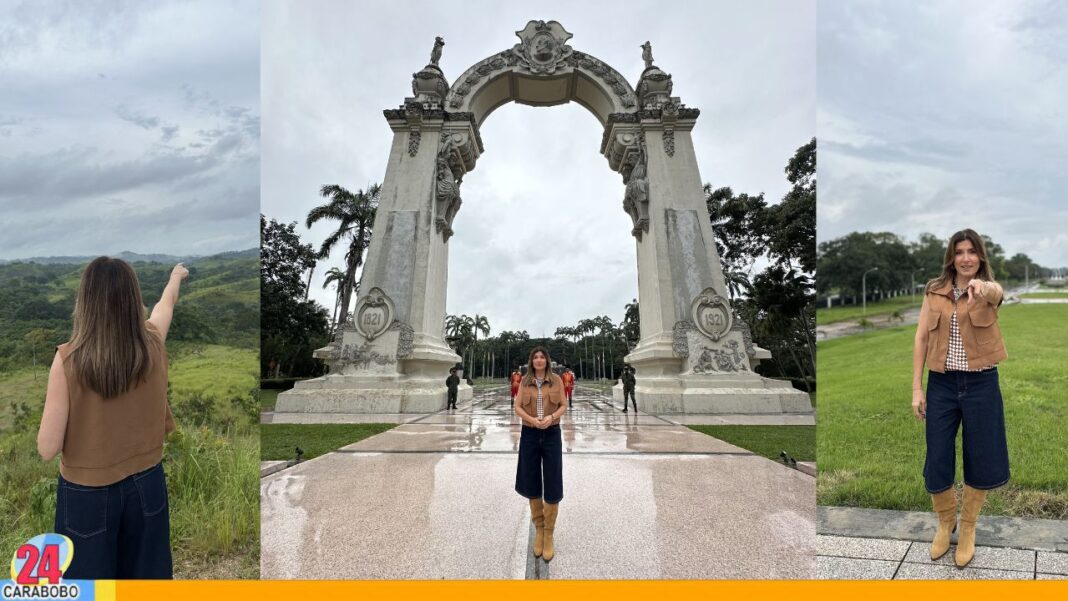 Nancy de Lacava Ruta Histórica Honores de Gloria del Campo de Carabobo