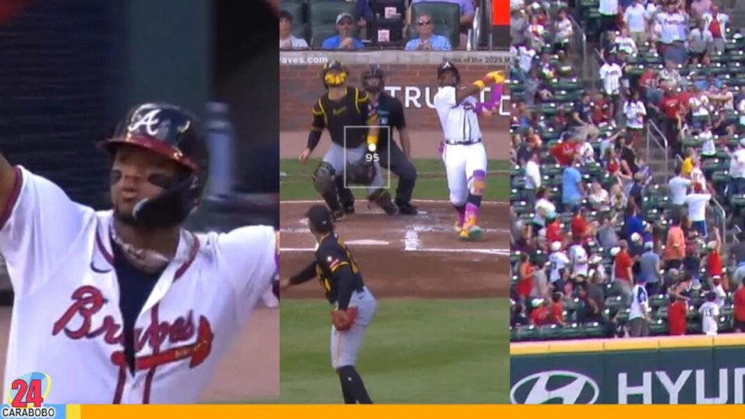 Ronald Acuña Jr. cierra la temporada con jonrón de 451 pies