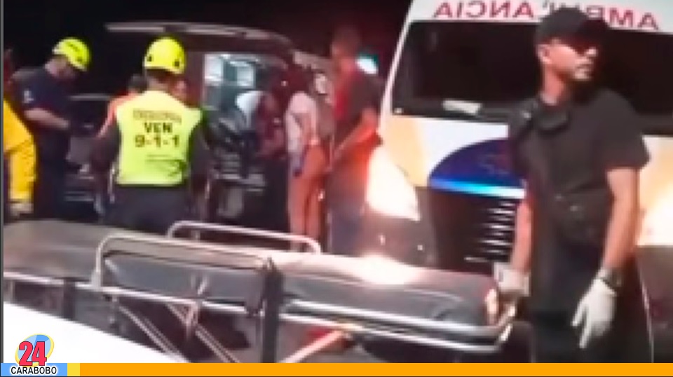Accidente en la vía a Choroní