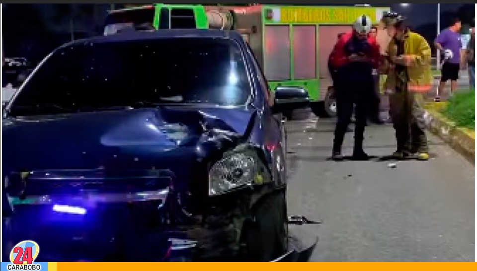 nuevo accidente en la avenida Julio Centeno en San Diego
