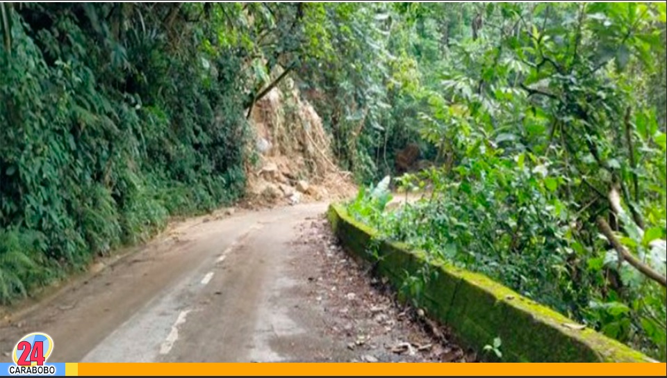 cierre preventivo de la Carretera Maracay Choroní