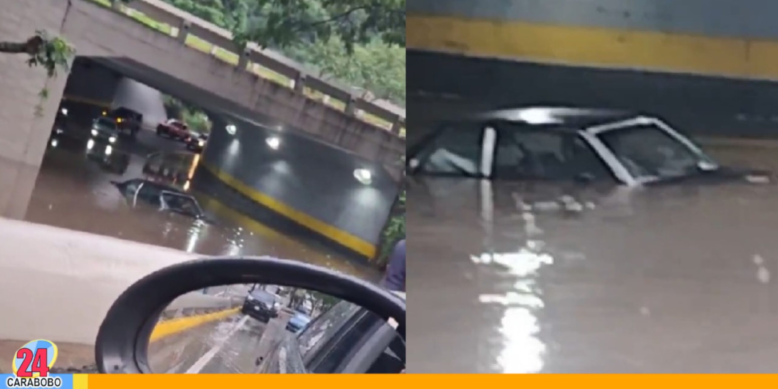 Vehículo bajo el agua Caracas