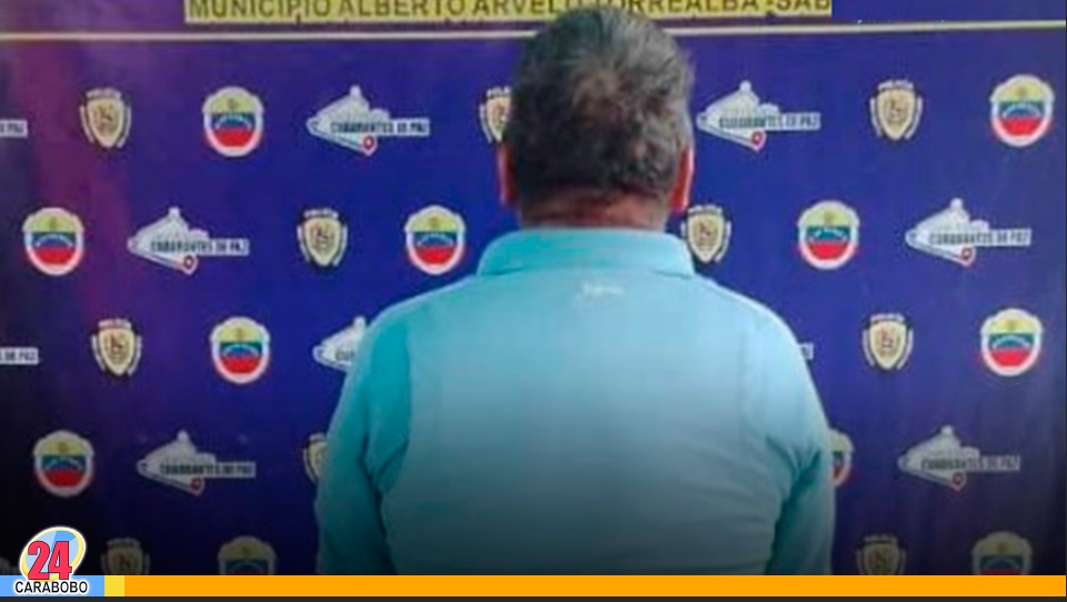 Quedó detenido por un delito cometido