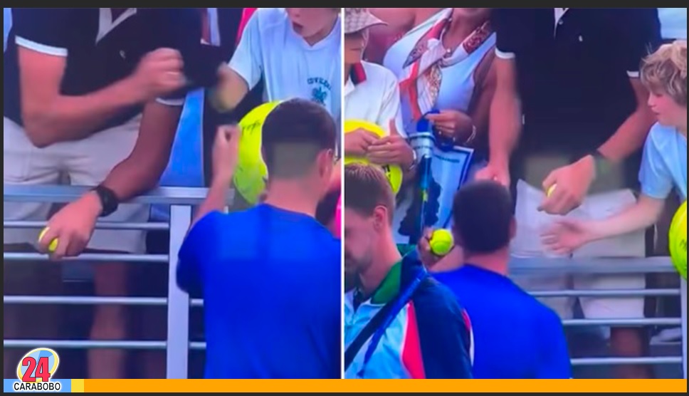 Hombre que robó la gorra a un niño en el US Open