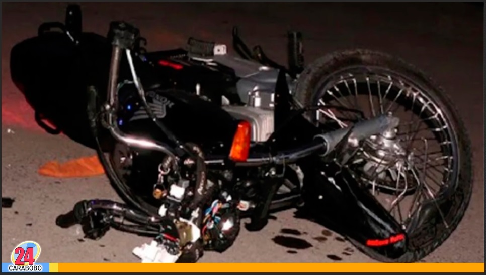Pareja en moto en Monagas perdió la vida