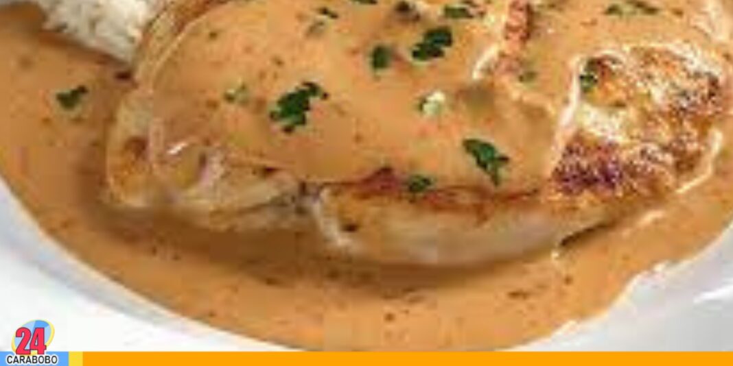 pechuga con crema de chipotle