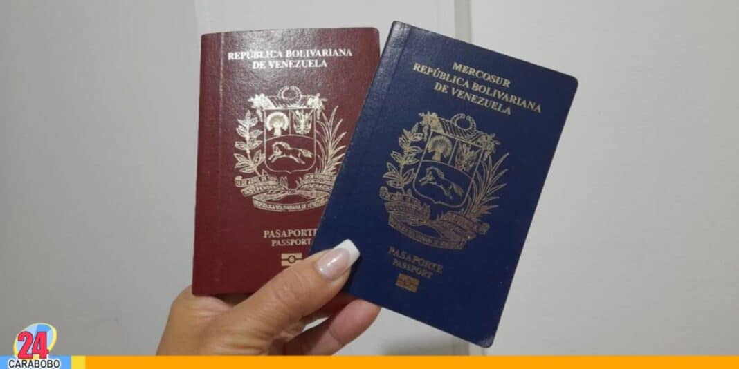 Pasaporte habilitado del Saime en septiembre 2025