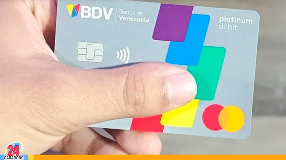 tarjetas de debito Mastercard del Banco de Venezuela