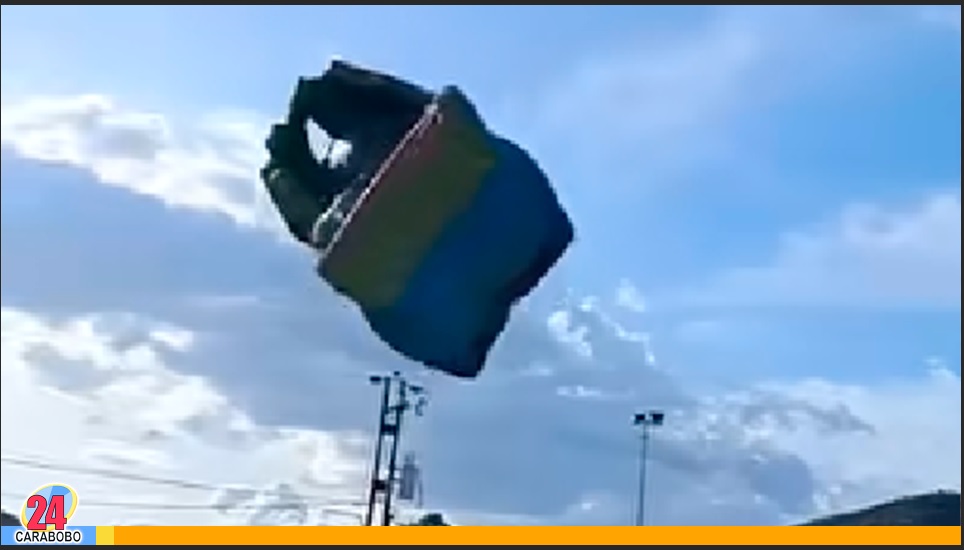 Un inflable en Tintorero, estado Lara