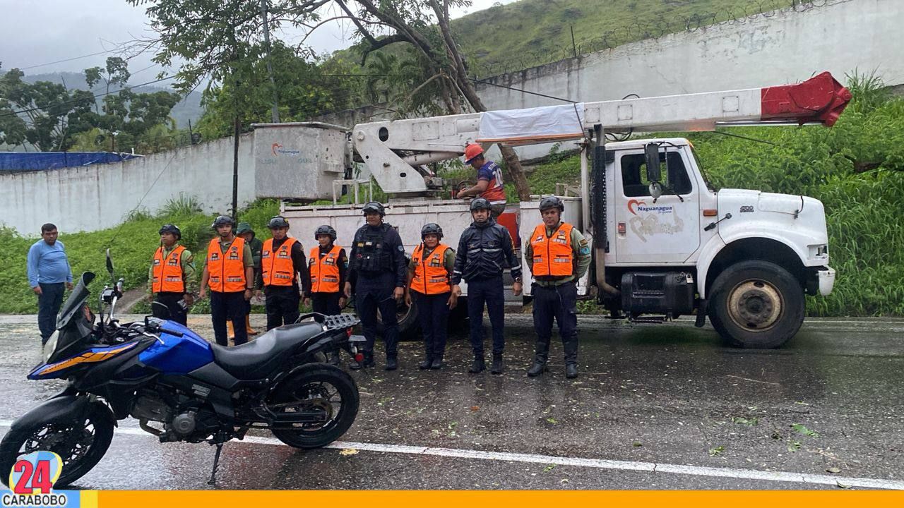 Alcaldía de Naguanagua atiende contingencias registradas en el paso de la onda tropical 48