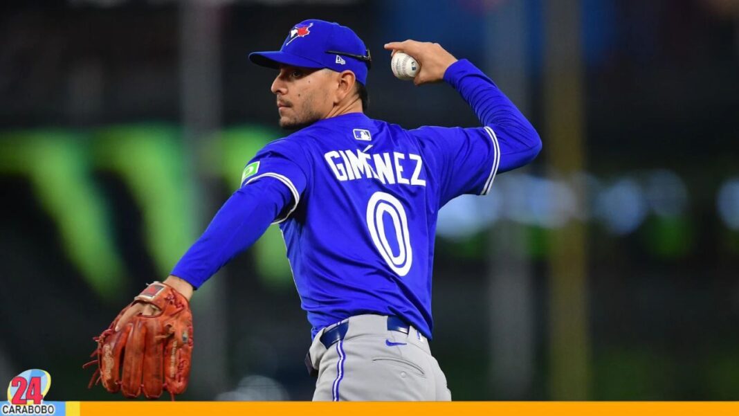 Andrés Giménez debuta con los Azulejos en la MLB