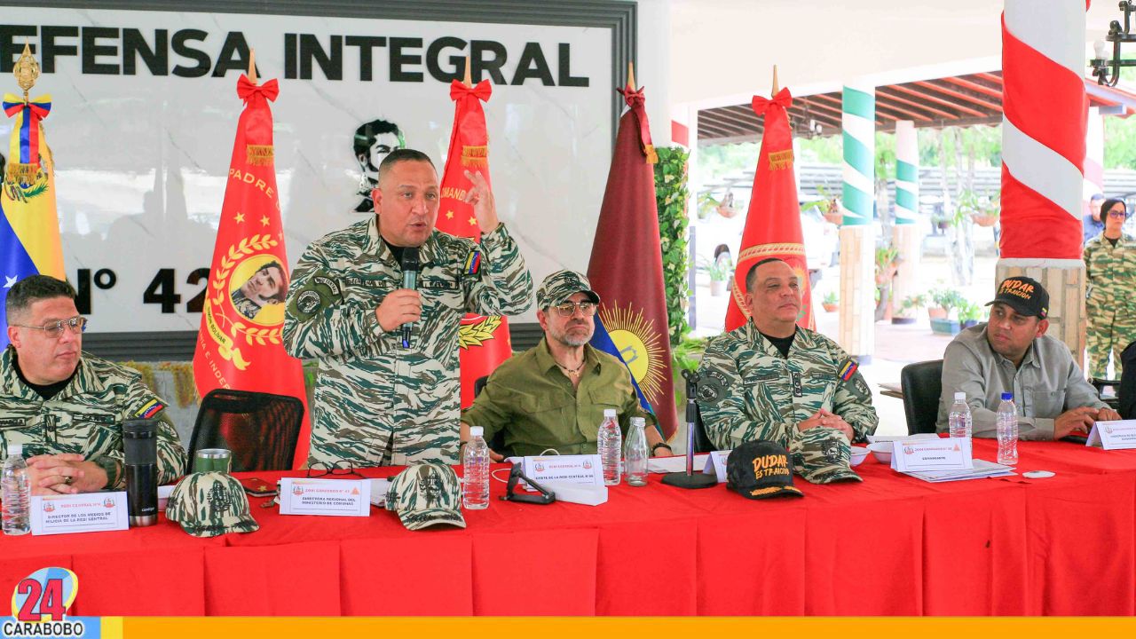 Celebrada con éxito reunión de comandantes de las Unidades Comunales de Milicia en Carabobo