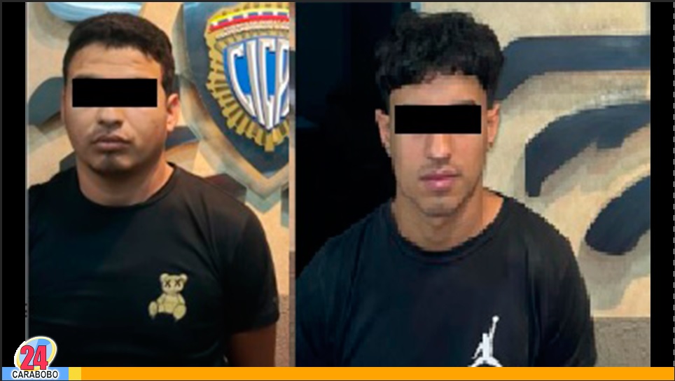 Capturados dos sujetos por asesinar a un hombre en Caracas
