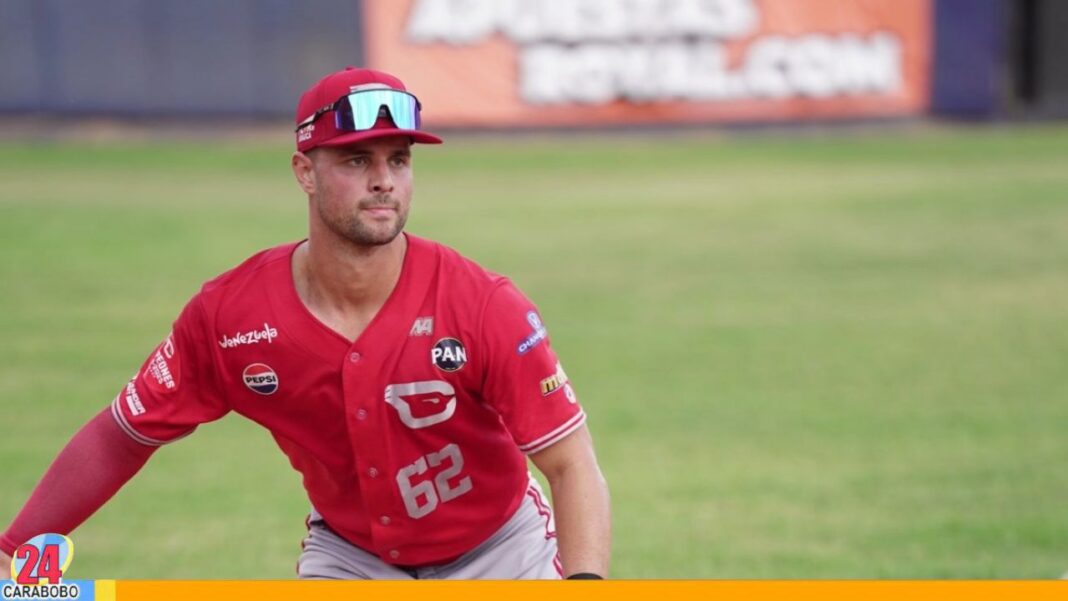 Damiano Palmegiani esta preparado para jugar con los Cardenales de Lara