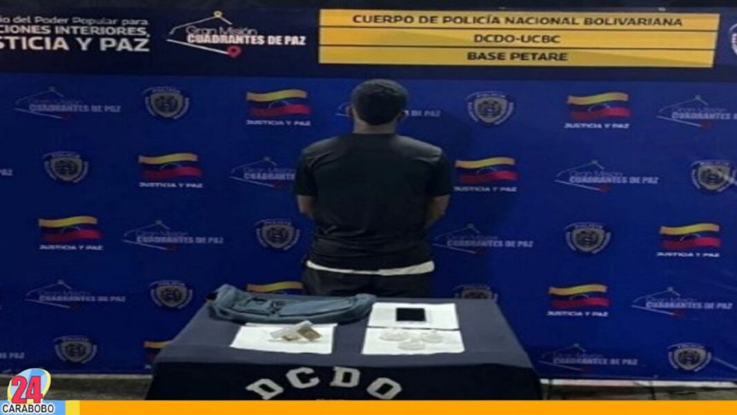 Detenido presunto integrante del GEDO en Miranda